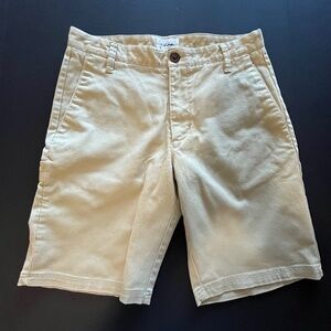 Dakine Flat Front Chino Style Stretch Tan Shorts 30” Waist